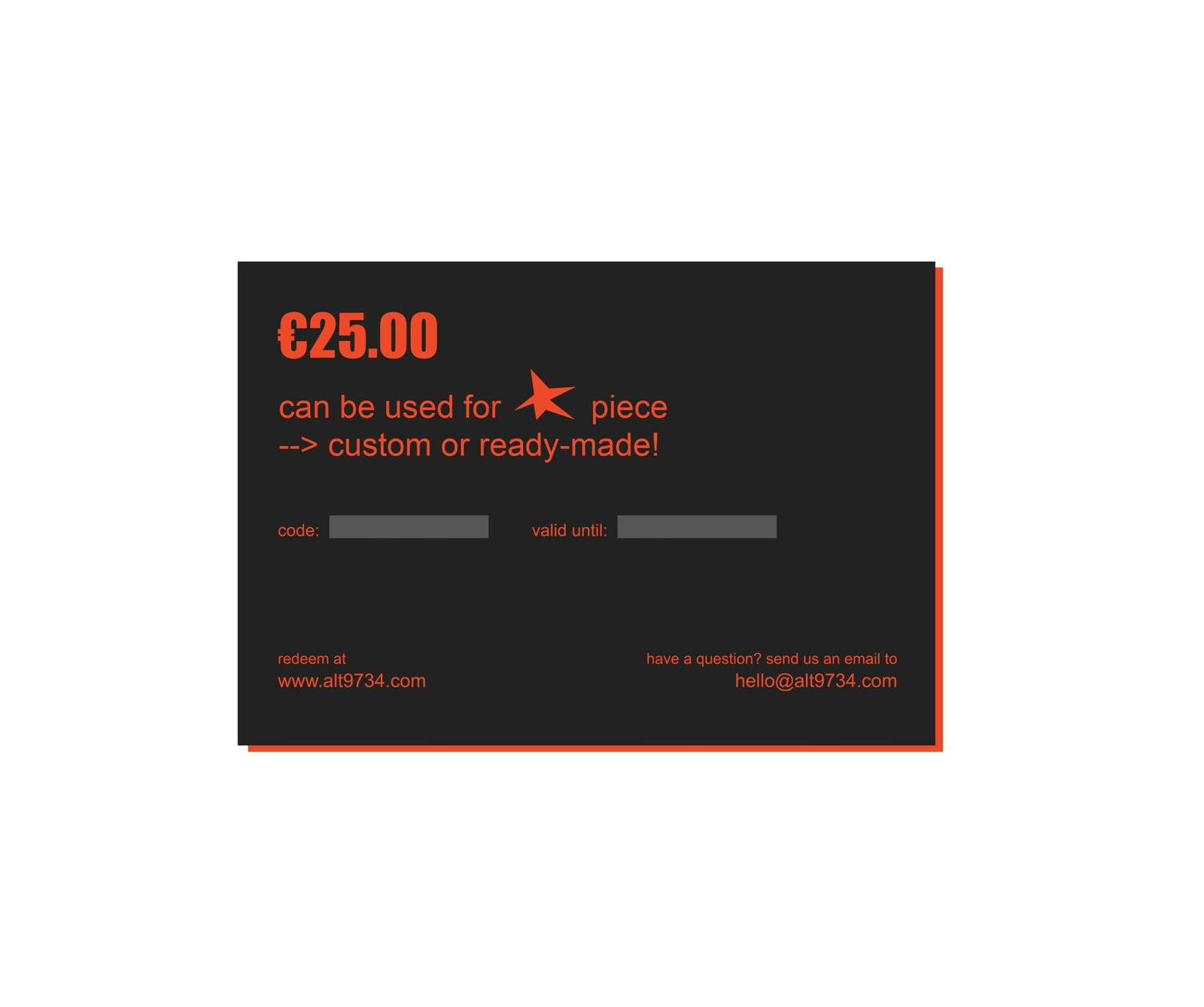 ☆ gift card - Image 2