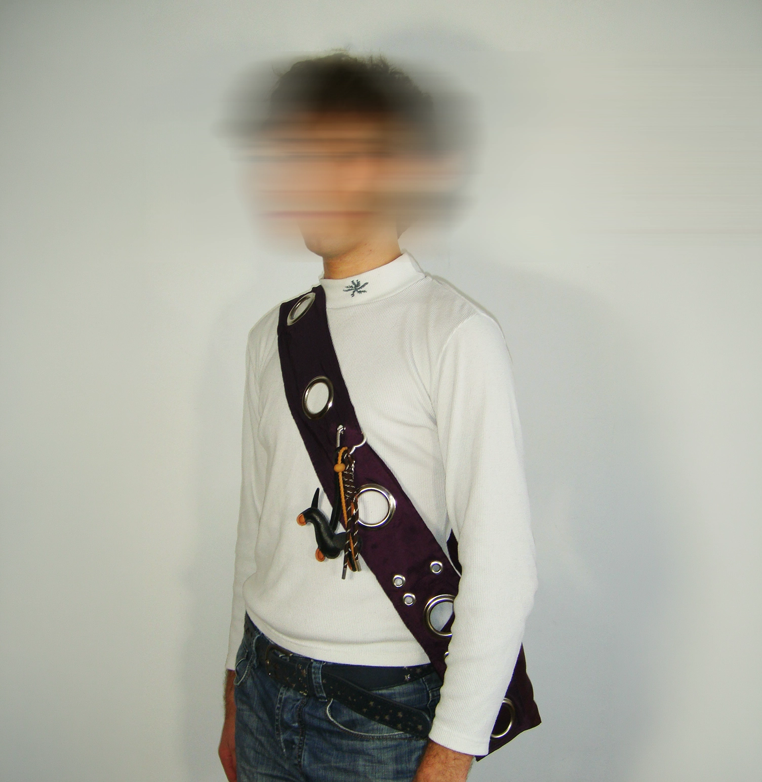 ↯ miss molly: burgundy + deep purple satin - Image 3