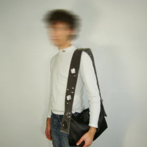 ↯ miss molly: black satin + grey velvet - Image 2