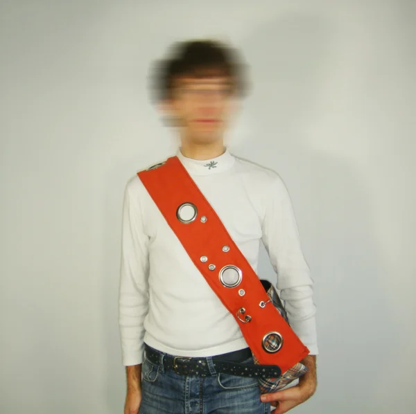 ↯ miss molly: orange and blue plaid