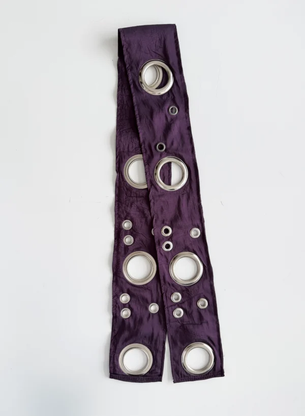 ↯ miss molly: burgundy + deep purple satin