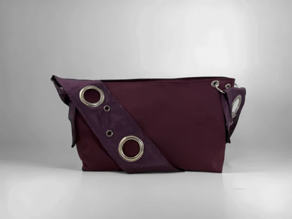 ↯ miss molly: burgundy + deep purple satin
